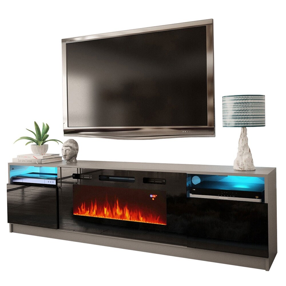 Strick   Bolton Amsden Electric Fireplace TV Stand