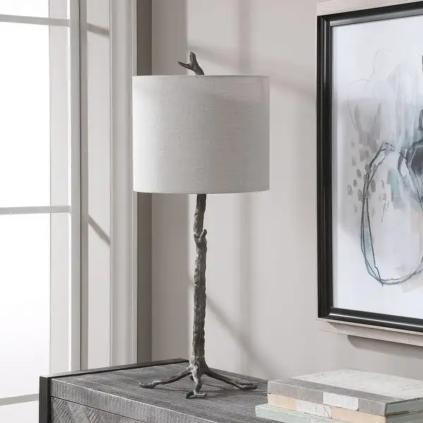 Dark Gunmetal 1-light Table Lamp