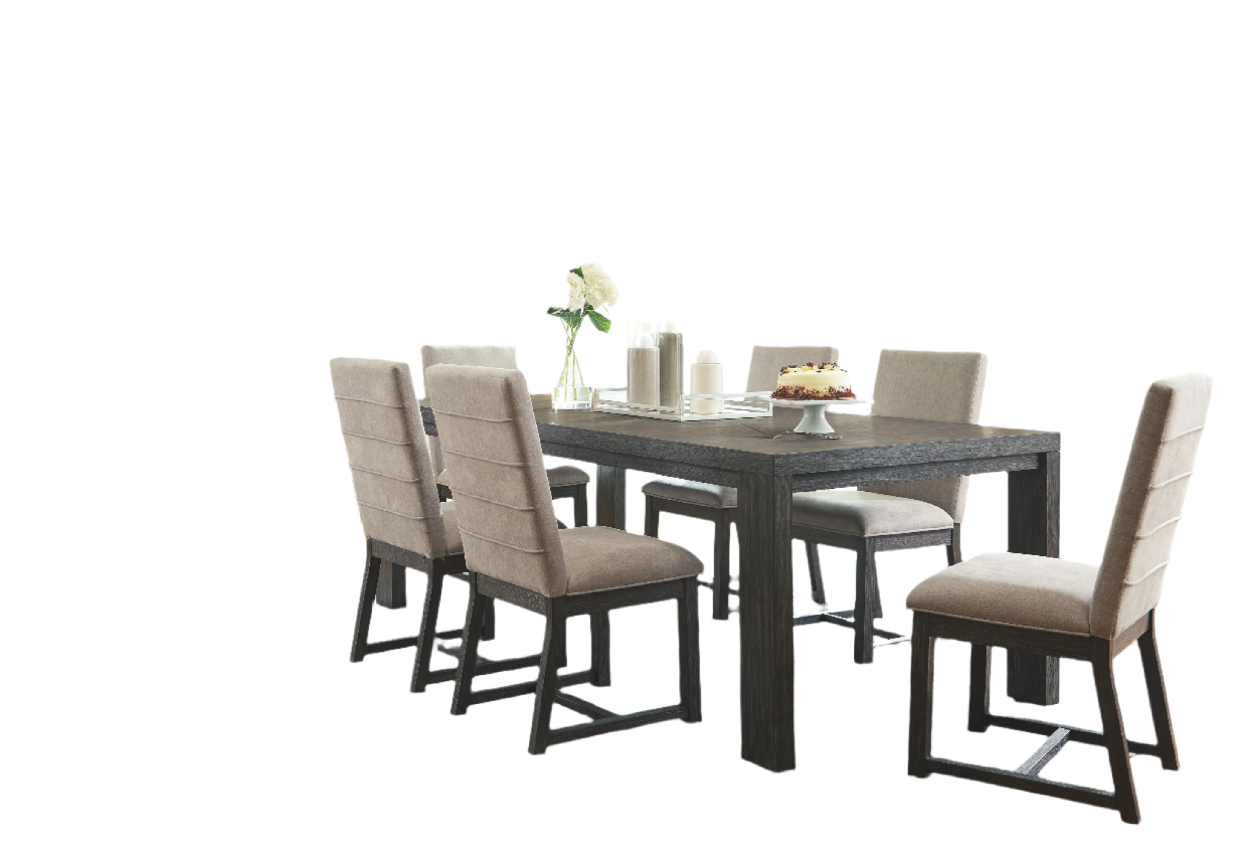 Bellvern Table and 4 Side Chairs