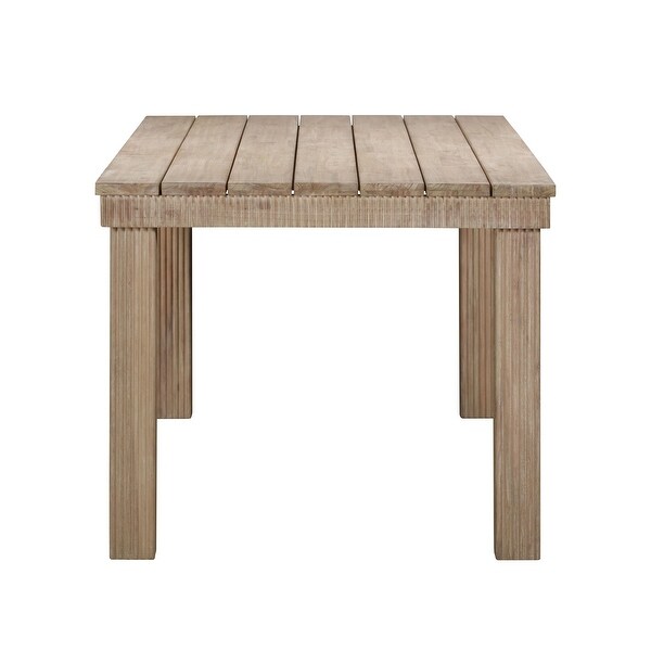 Cassie Natural 75 Inch Rectangular Outdoor Dining Table