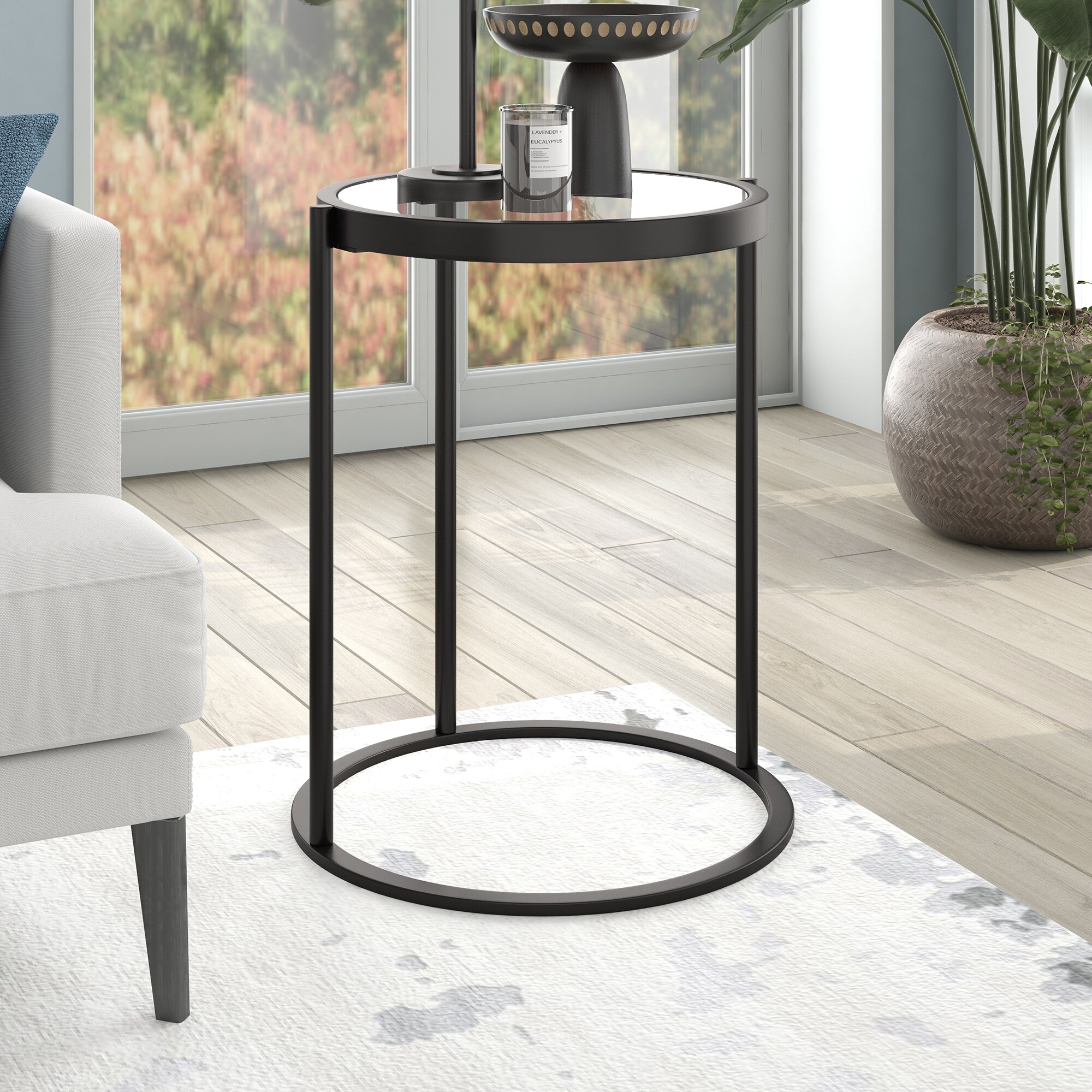 Duxbury 16'' Wide Round Side Table