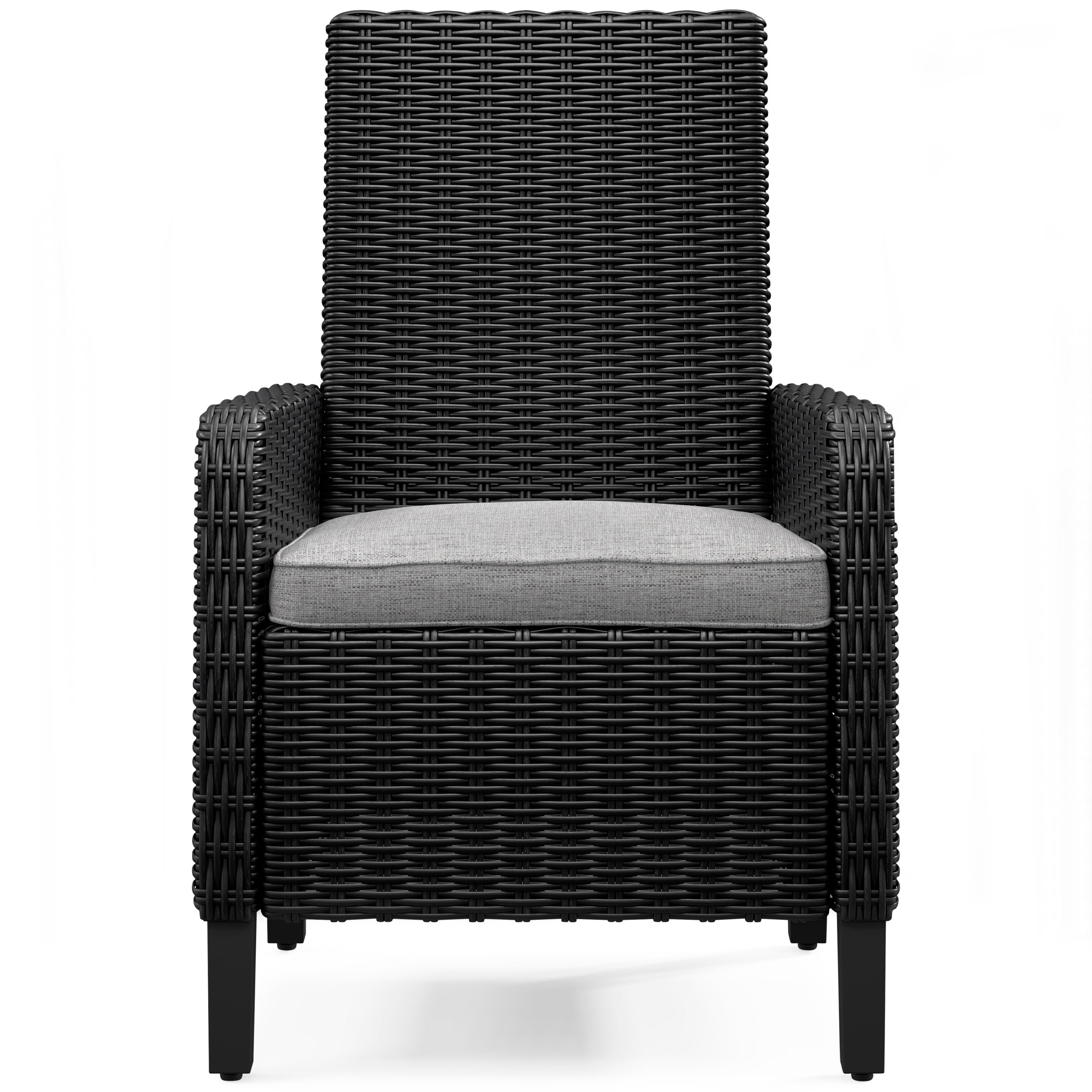 Fire Island Black Outdoor Woven Armchair - NEW