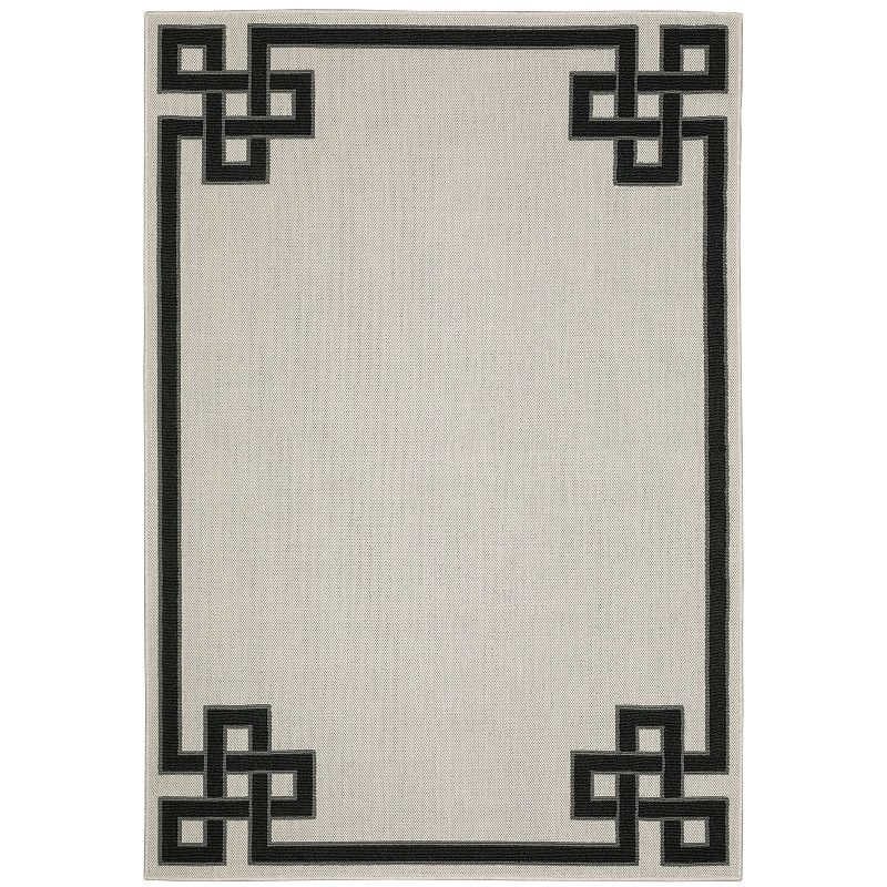 StyleHaven Trevor Geometric Diamond Indoor Outdoor Rug