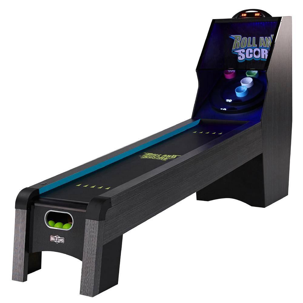 HALL OF GAMES 9 ft. Roll and Score with LED Lights and Electornic Scorer AC208Y21002