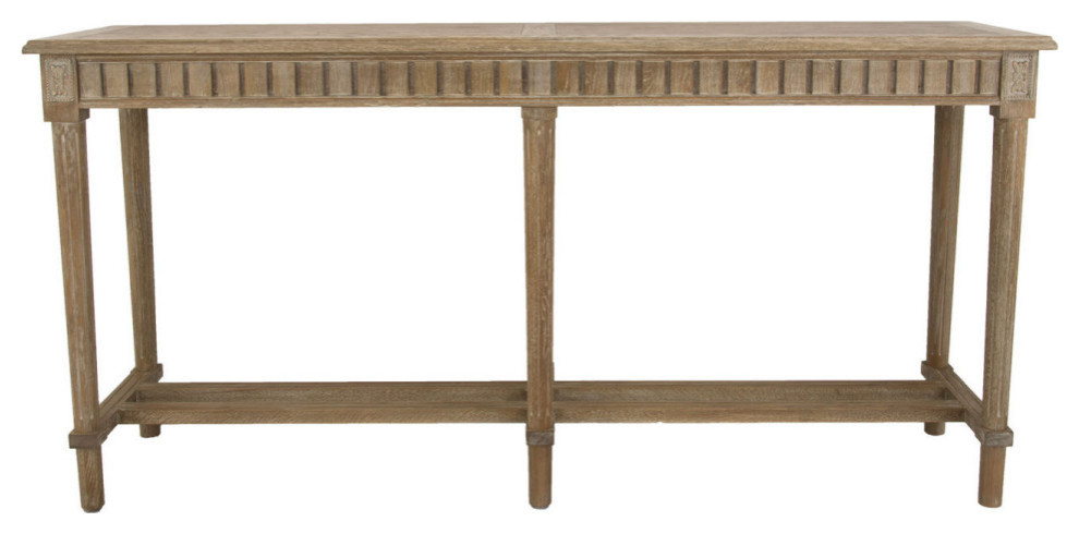 Bansi White Console Table   Farmhouse   Console Tables   by Virgil Stanis Design  Houzz