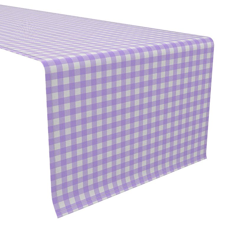 Table Runner， 100% Cotton， 16x90， Plaid 19