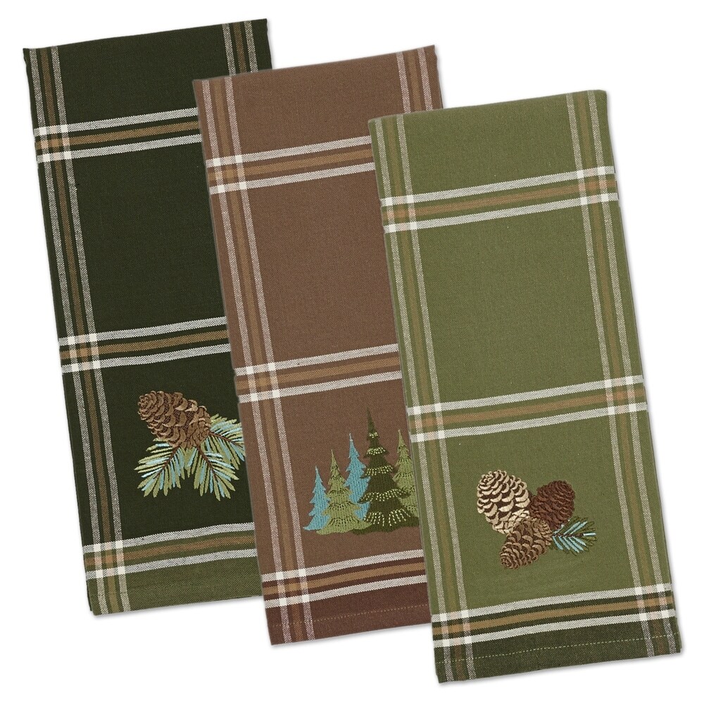 DII Walk In The Woods Jacquard Dishtowel (Set of 3)