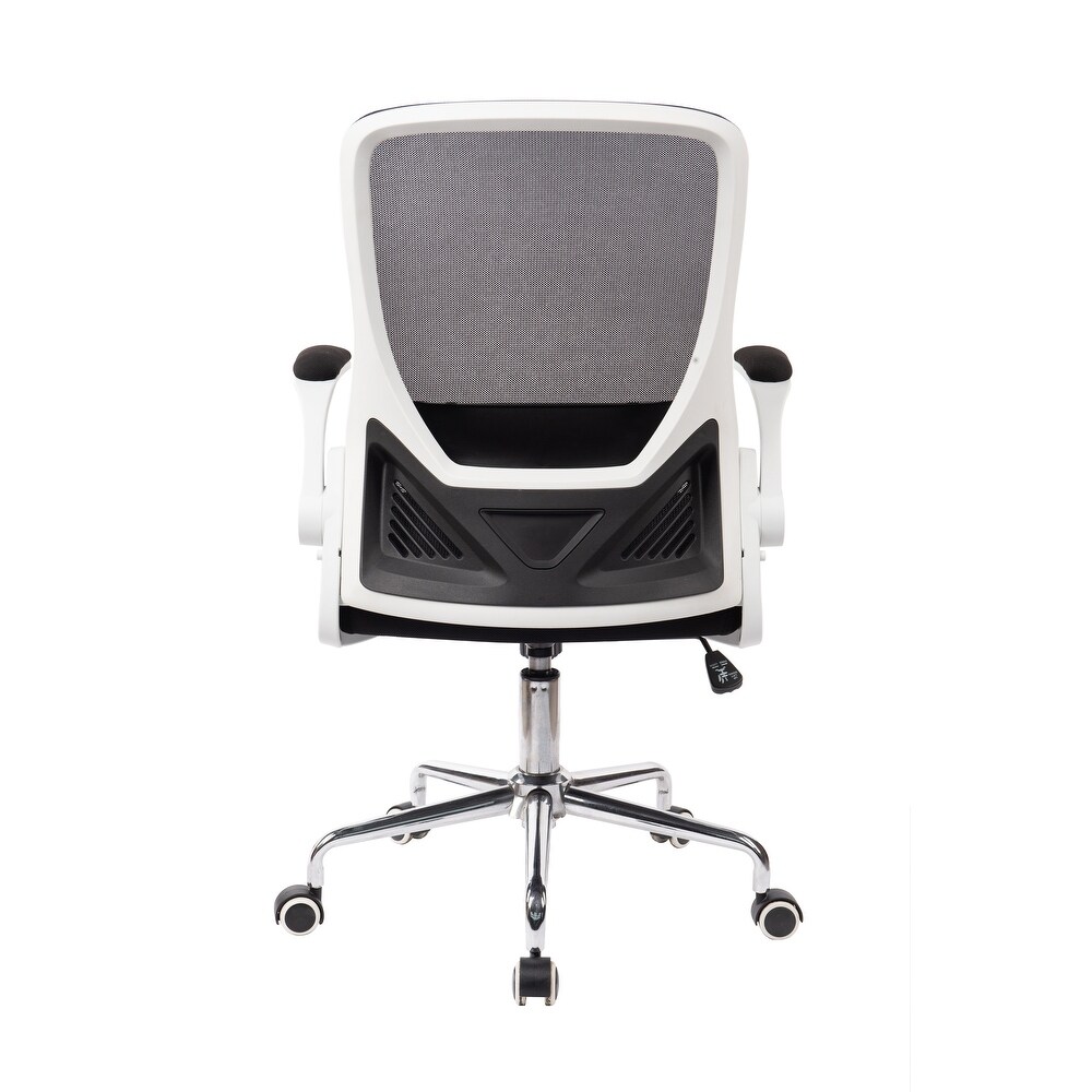 Porthos Home Nova Swivel Office Chair  Mesh Back  Flip up Armrests