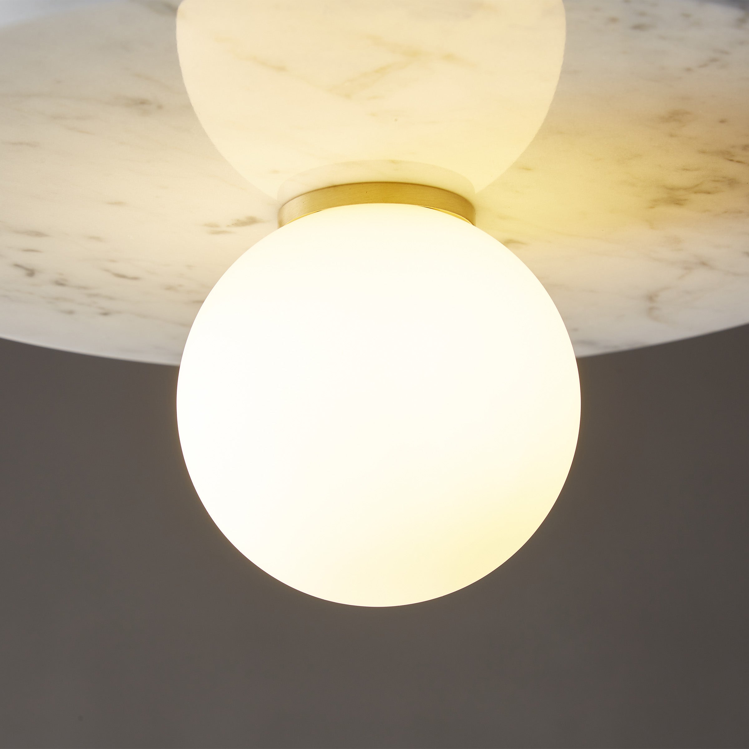 White Marble Pendant Lamp  7703S1-We