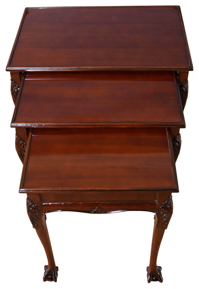 Chippendale Nesting Tables   Victorian   Side Tables And End Tables   by Niagara Furniture  Houzz