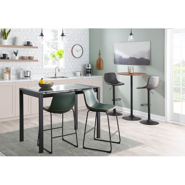 Carbon Loft Richard Industrial Counter Stool (Set of 2)