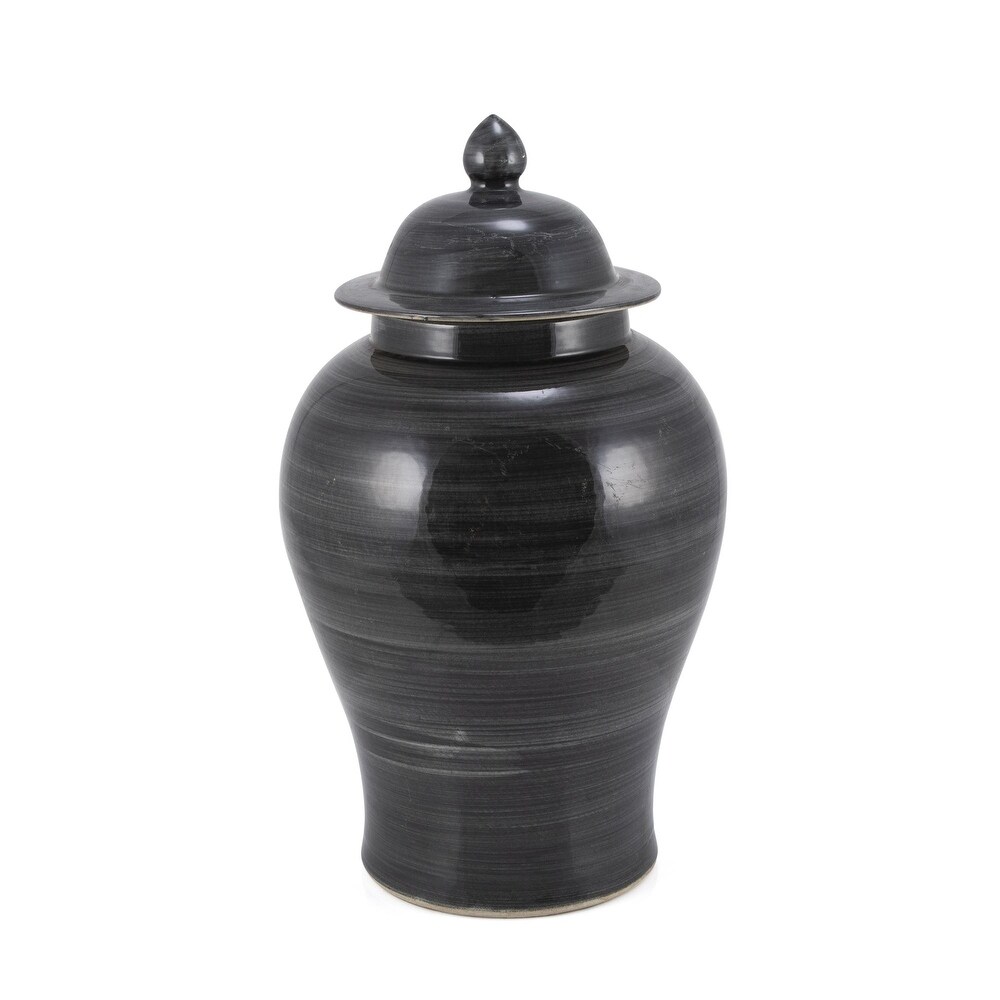 Iron Gray Temple Jar Small