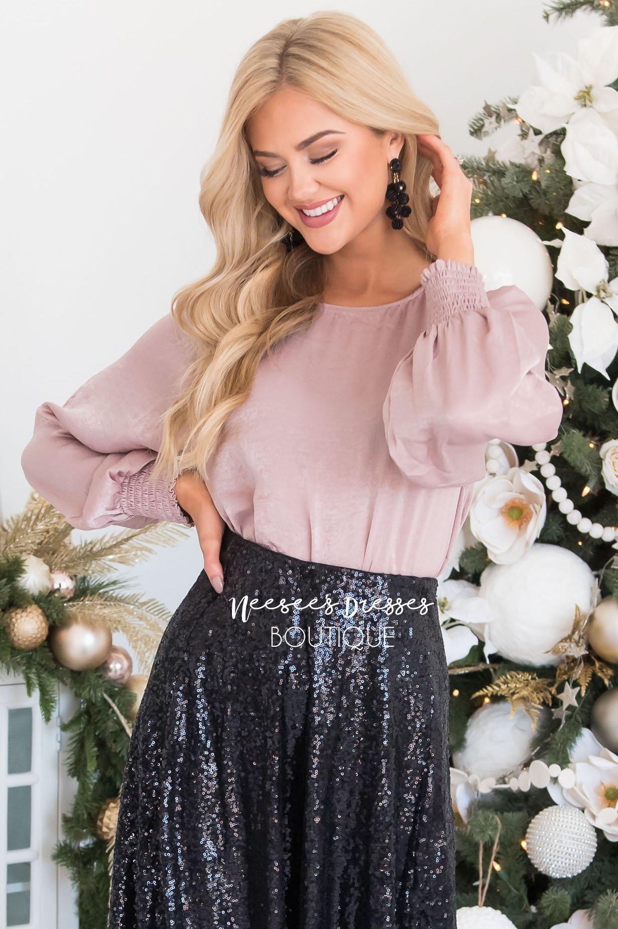 It's A Wonderful Life Satin Blouse