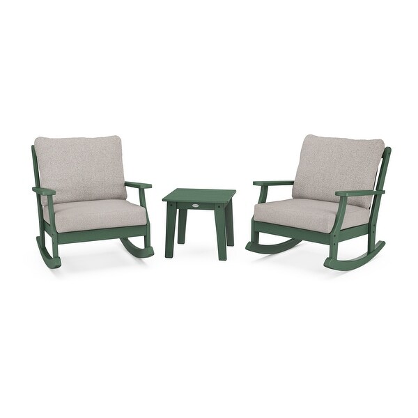 POLYWOOD Braxton 3Piece Deep Seating Rocker Set