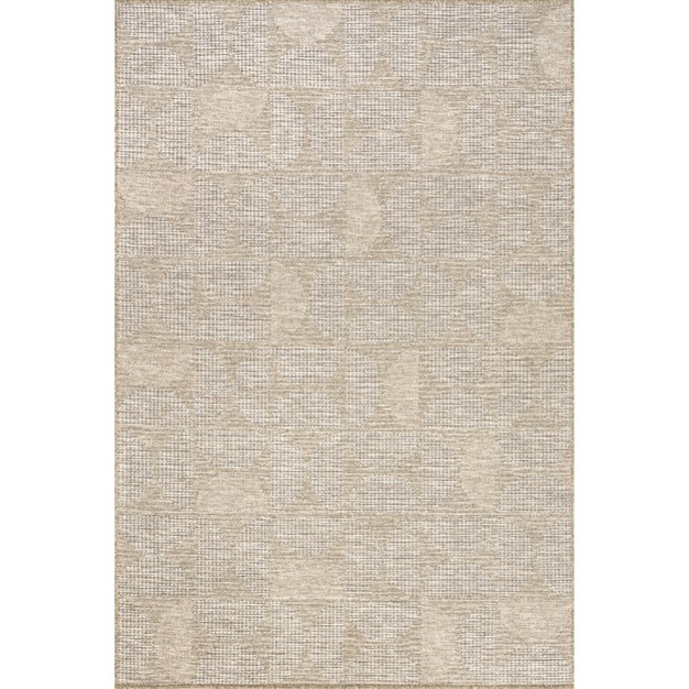 Nuloom Lakelyn Modern Geometric Indoor outdoor Area Rug