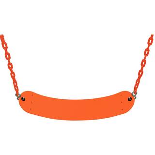 SWINGAN Machrus Swingan Belt Swing For All Ages Vinyl Coated Chain Orange SW27VC-OR