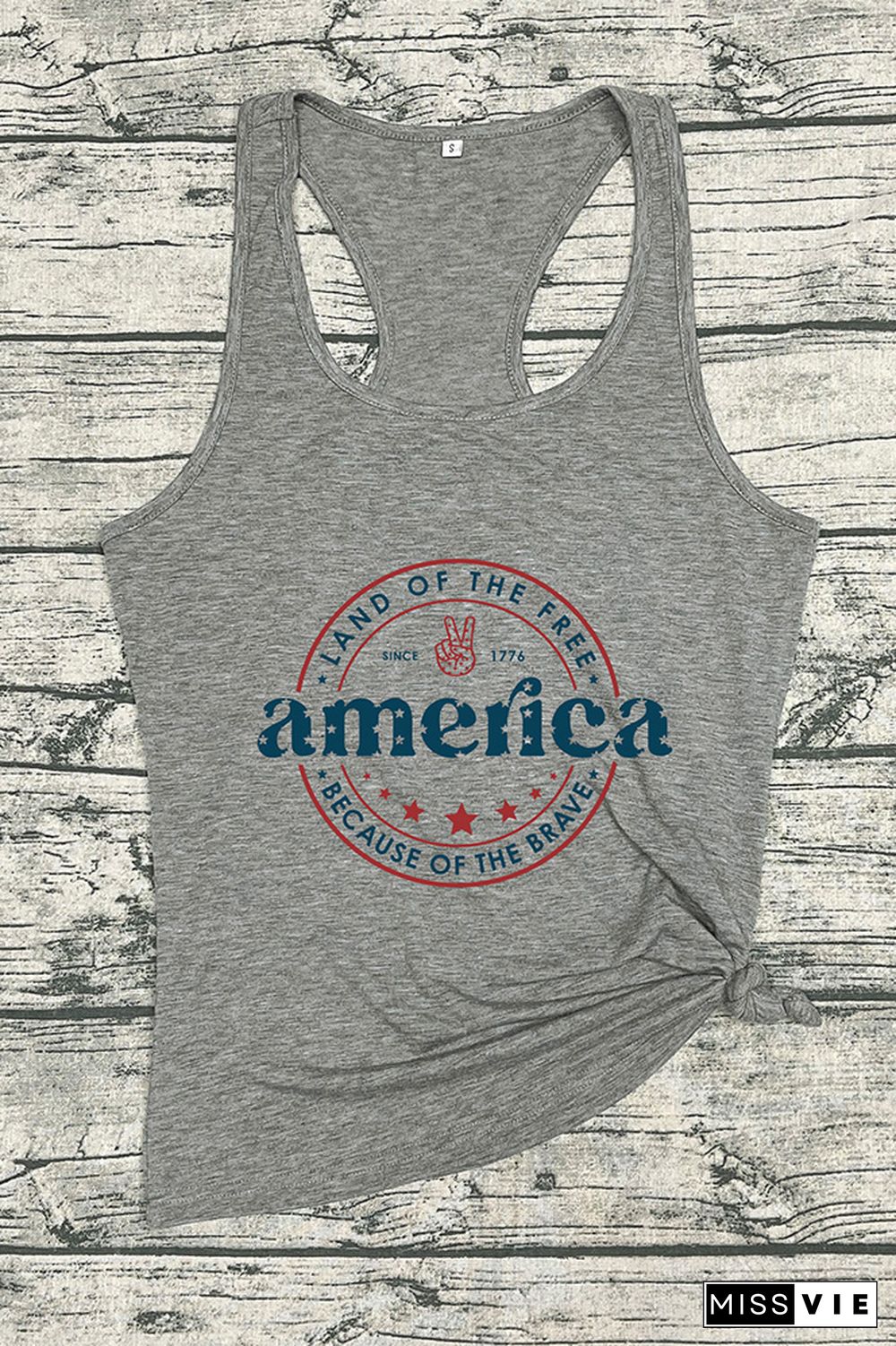 America Land Of The Free Because Of The Brave Tank Top