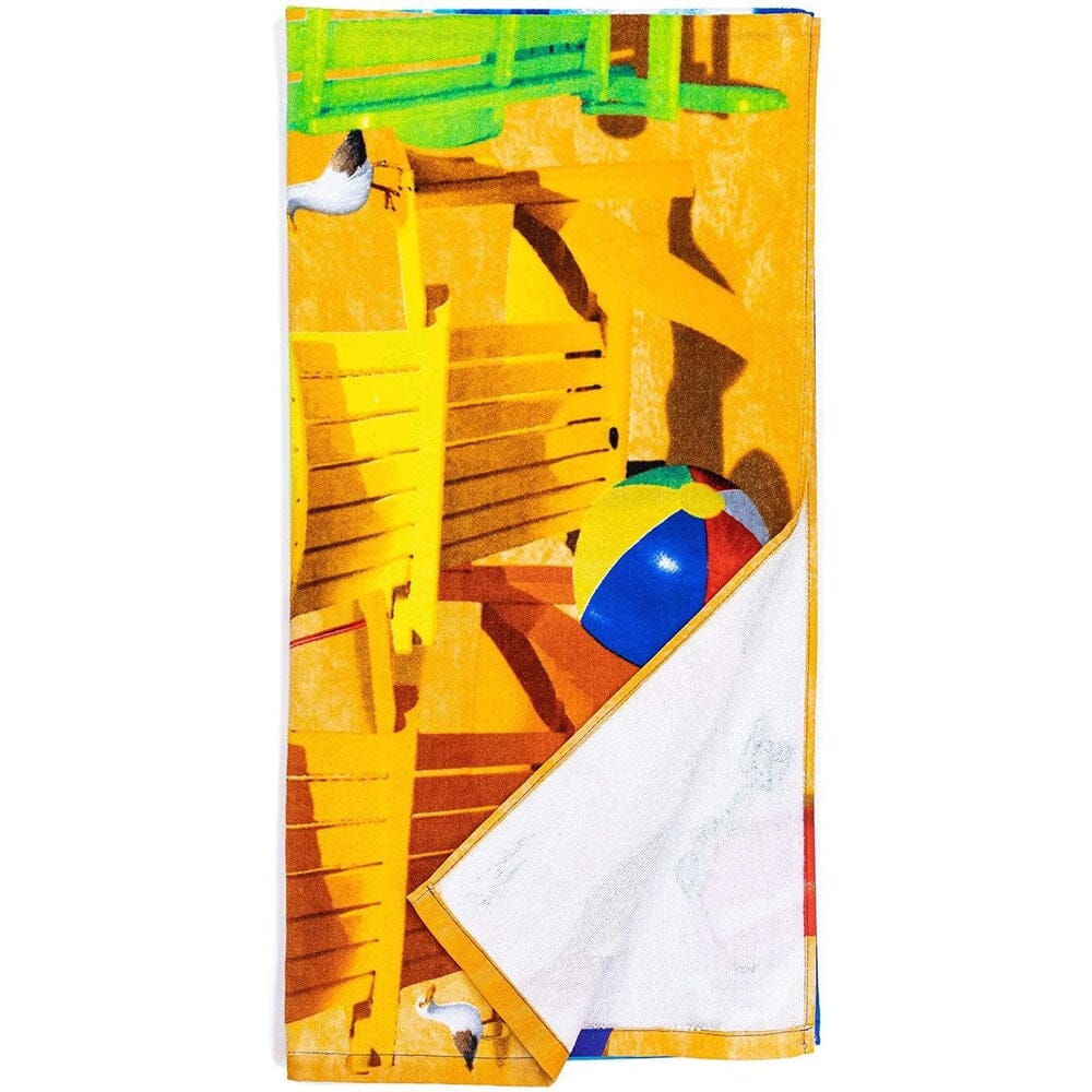 Beach Chairs Super Soft Plush Cotton Beach Bath Pool Towel