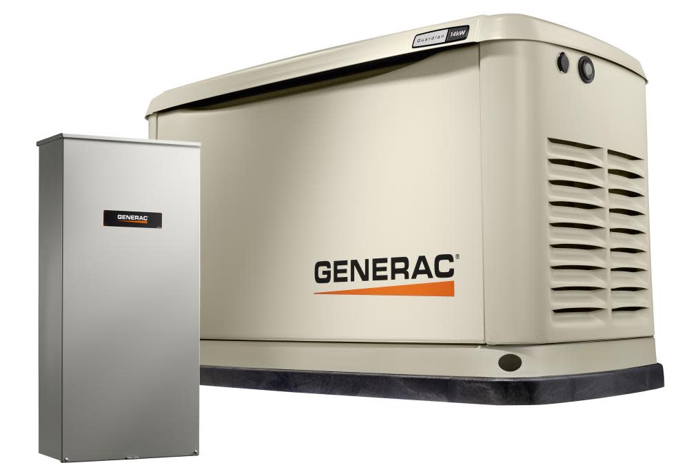 Generac Guardian 14kW Home Backup Generator with 16-circuit Transfer Switch WiFi-Enabled 7224 from Generac