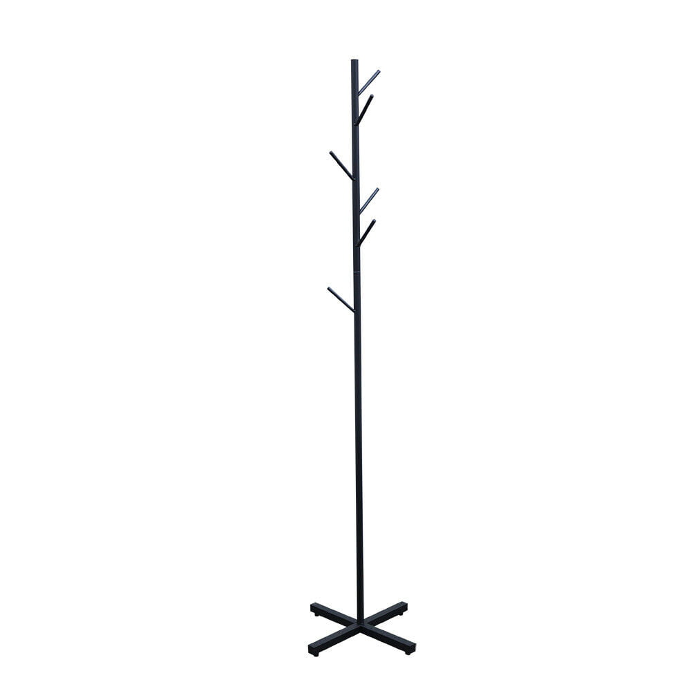 Miumaeov 7-Hook Coat Rack Stand Modern Metal Tree Hat Bag Hanger Home