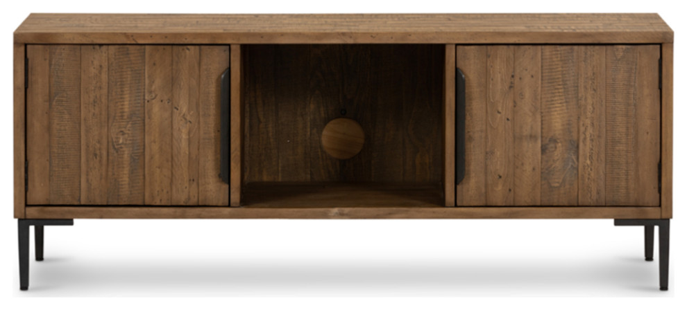 Wilfred 2 Door Media Console   Industrial   Console Tables   by Marco Polo Imports  Houzz