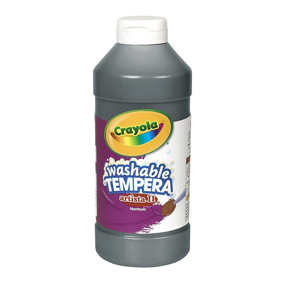 Crayola BIN311551 Artista Ii Tempera 16 Oz Black W...