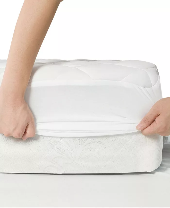 All-In-One All Season Reversible Cooling Warming Fitted Mattress Pad， Twin