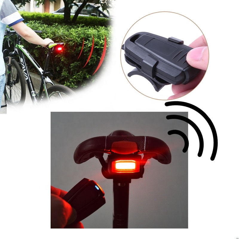 Anti Theft Bike Lock Cycling Lock Wireless Remote Control Vibration Alarm 110dB Bicycle Anti Theft Alarm Bicycle