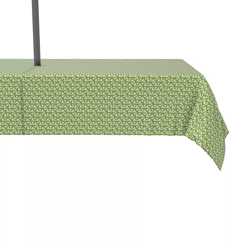 Water Repellent， Outdoor， 100% Polyester， 60x104， Intertwined Green Wicker