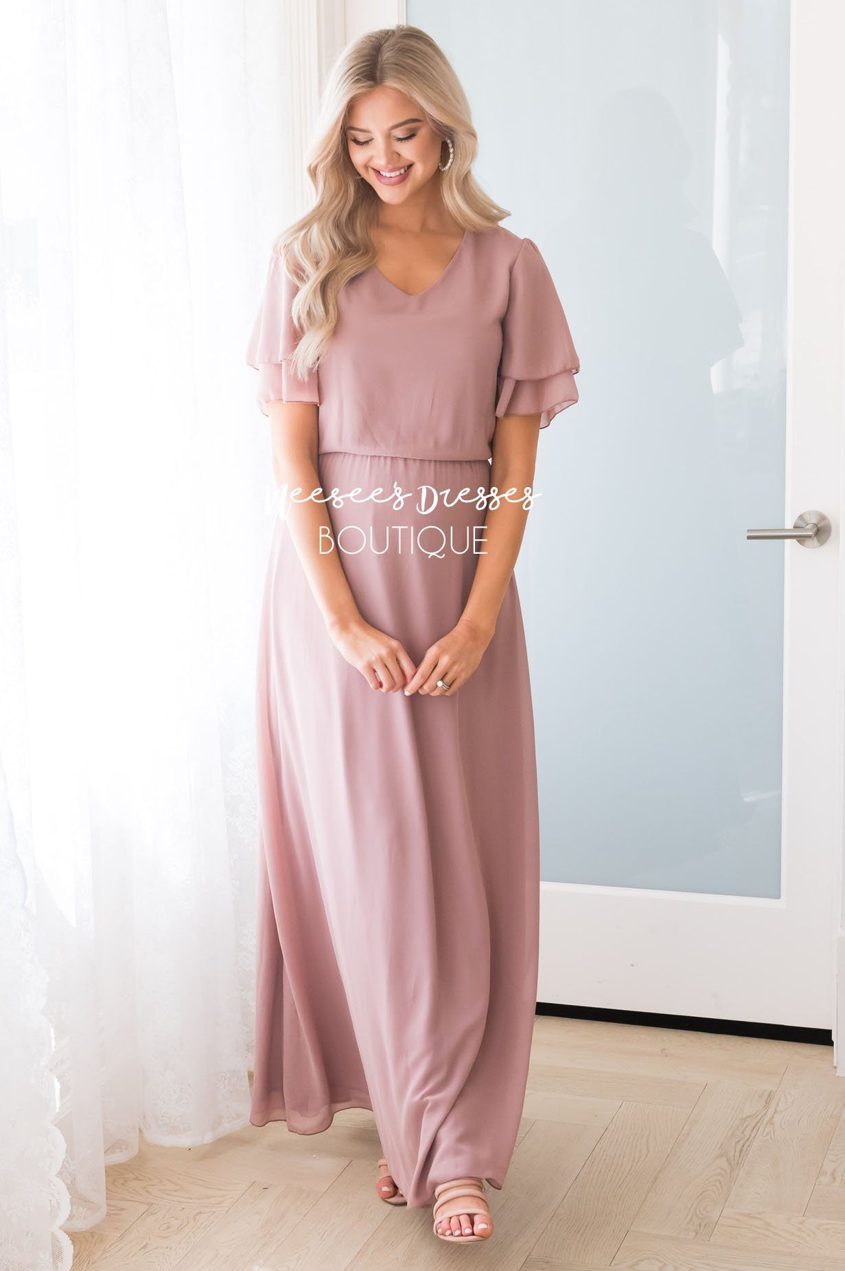 The Chloe Chiffon Maxi Dress