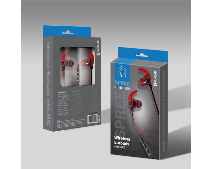 M Wireless Sport Buds With Mic  24394-RK