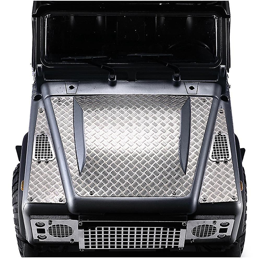 For Mn D90 D99s Mn99s 1/12 Rc Car Upgrade Parts Metal Anti-skid Plate Intake Grille Accessories