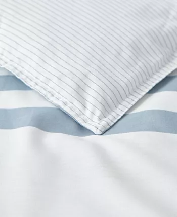 Nautica Lansier Reversible 2-Piece Duvet Cover Set， Twin