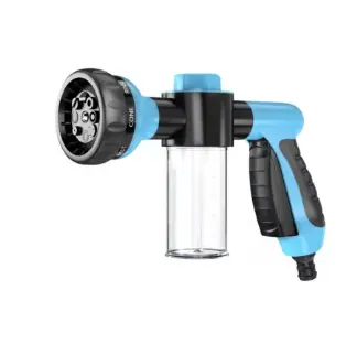 Garden Home Portable Garden Water Pipe Car Wash Water Gun 8 Features Plastic Gram Adjustment Sprinkler High Pressure Foam Water