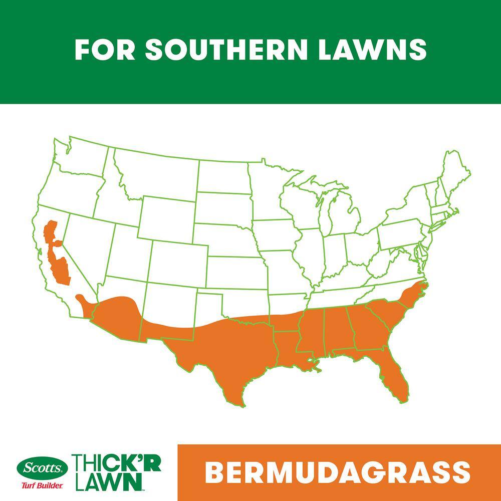 Scotts Turf Builder THICK'R LAWN and EZ Seed Patch  Repair for Bermudagrass Grass Seed Fertilizer and Soil Improver Bundle VB02426