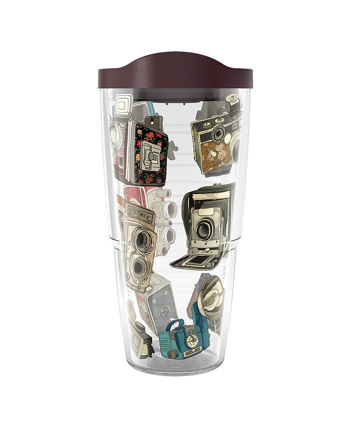 Tervis Tumbler Tervis Retro Cameras Made in USA Double Walled  Insulated Tumbler Travel Cup Keeps Drinks Cold and Hot 24oz Lidded