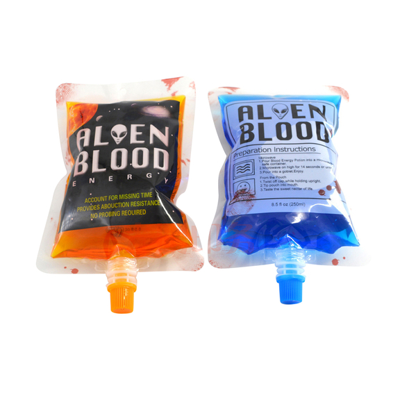 Muka 20 PCS Spout Blood Bags For Juice  Vampire IV...