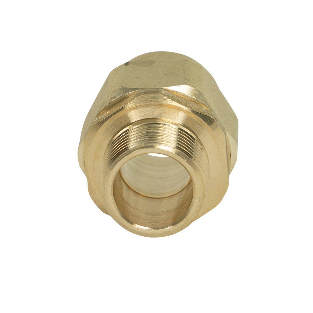 HOME-FLEX 34 in. CSST x 34 in. MIPT Brass Male Adapter 11-436-007