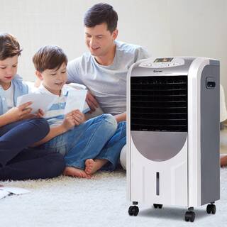 Costway 215 CFM Portable Evaporative Cooler Fan and Heater Humidifier EP23664