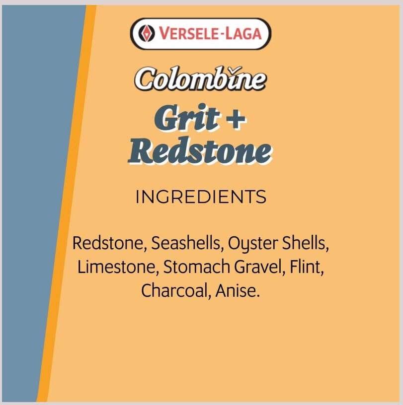 Versele-Laga Colombine Grit + Redstone Bird Supplement， 44-lb box