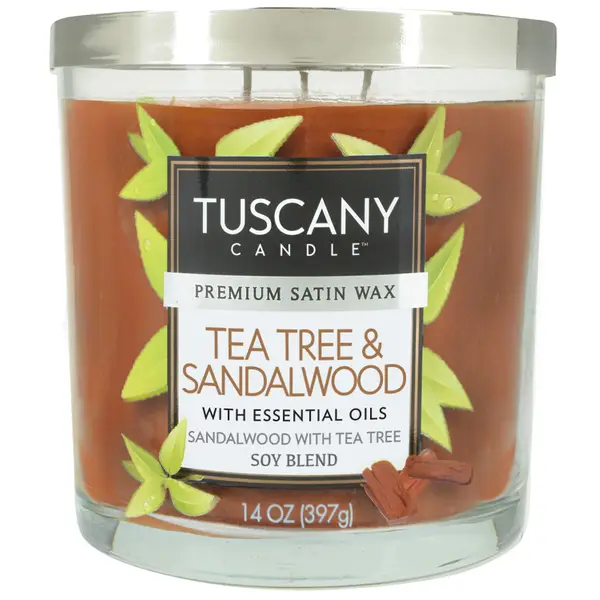 Tuscany Candle Tea Tree and Sandalwood Candle