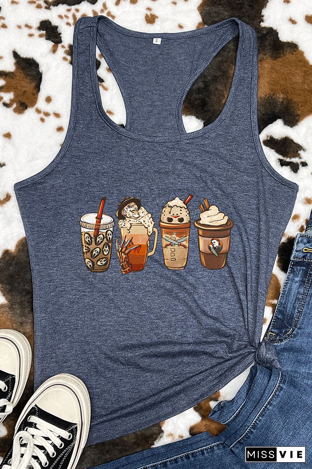 Halloween Coffee Sleeveless Tank Top Wholesale