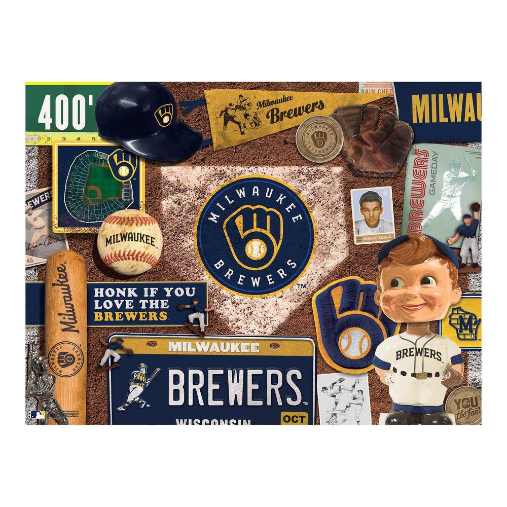 YouTheFan MLB MW Brewers Retro Series Puzzle (500-Pieces) 0951124