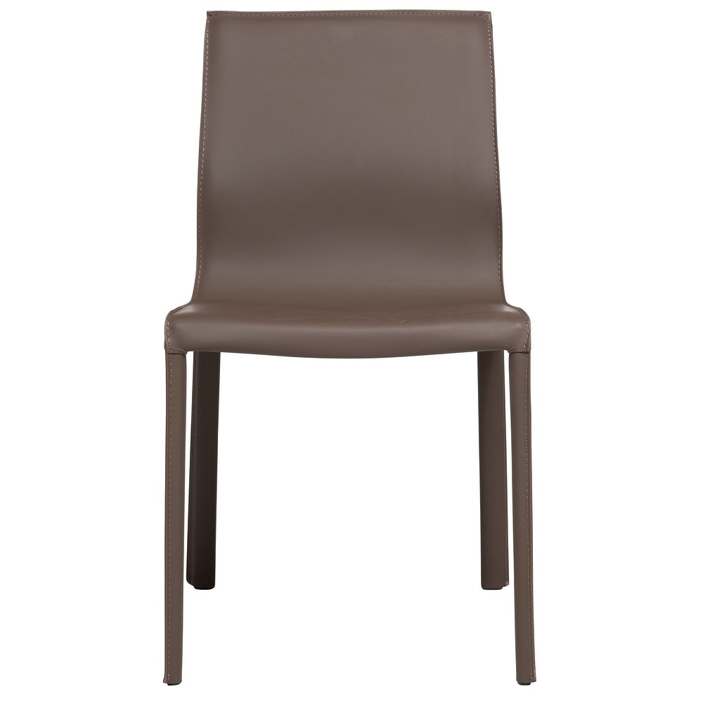 STAN Modern Leather Side Chair