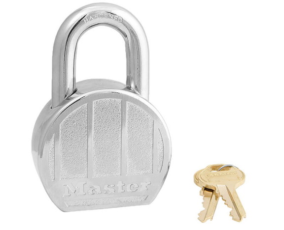 Master Lock 230KA 2 1/2 Wide Steel Padlock   Boxe...