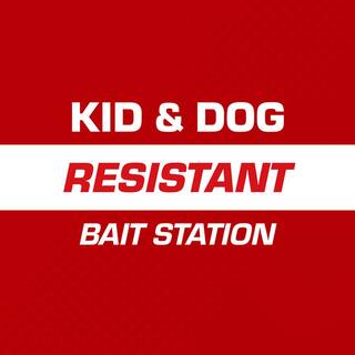 TOMCAT Rat  Mouse Killer Child  Dog Resistant Disposable Station 1 Pre-Filled Ready-To-Use Bait Station 037051005