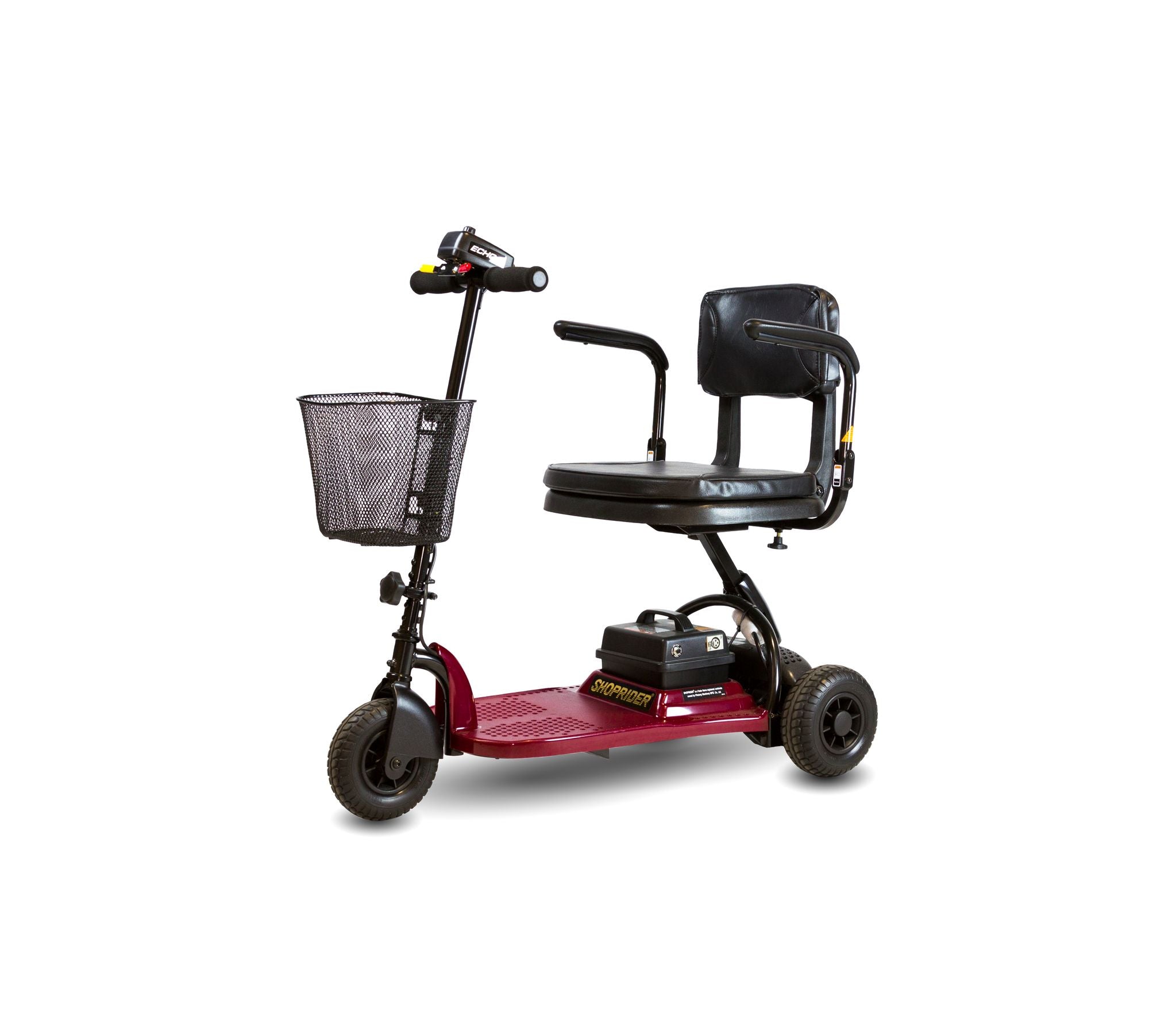 Shoprider Echo 3 Wheel Lightweight Mobility Scooter, Precise Turning - Portable For Travel and On the Go, For Seniors