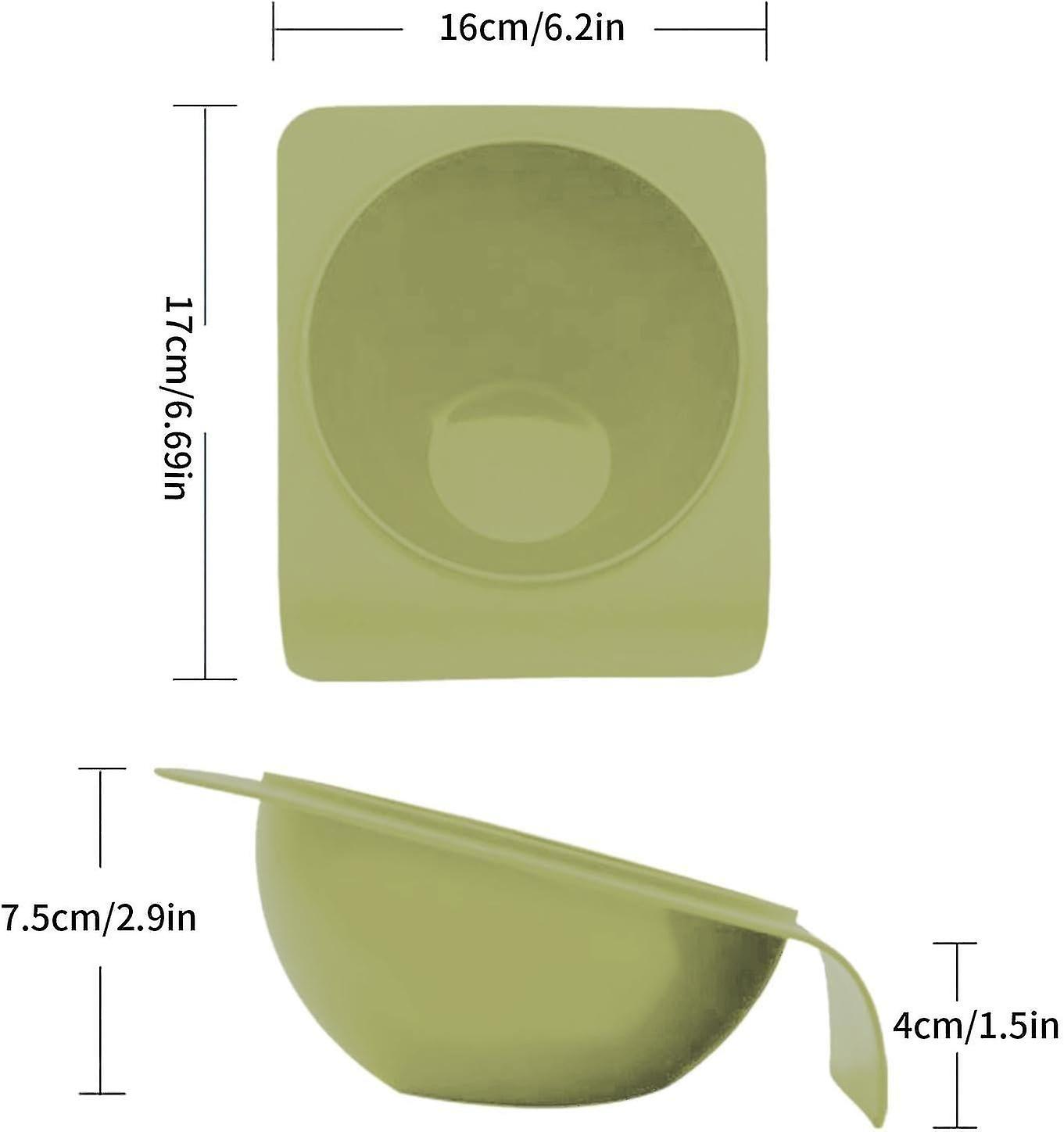 Slanted Cat Bowl， 15 Degree Inclined Single Bowl For Cats， Slanted Cat Food Or Water Bowl， Dirt-free Backflow Protection