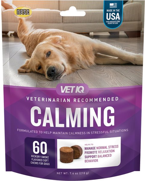 VetIQ Calming Soft Chew Calming Supplement for Dogs