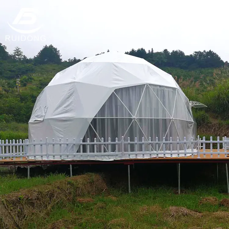 Aluminum Camping Dome Tent Outdoor Frame Waterproof Hotel House Glamping Geodesic Luxury Tents